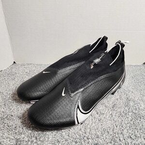 Nike Vapor Edge Elite 360 Flyknit Football Cleats Size 15 CV6317-001 Black NEW